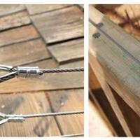 Set carlig filetat, 45 mm, 50 bucati/set, QH1406